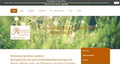 Desktop Screenshot of neroli-cosmetics.de