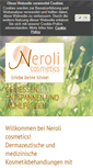 Mobile Screenshot of neroli-cosmetics.de